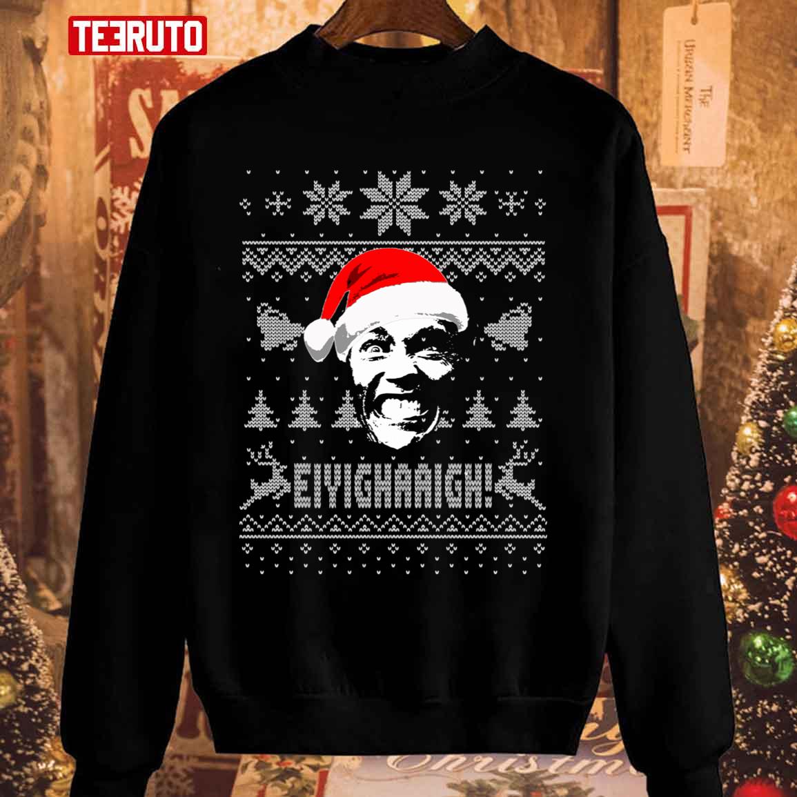 Arnold Funny Ugly Christmas Parody Unisex Sweatshirt