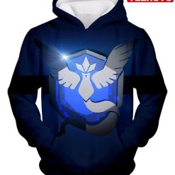 Articuno Mystic Legendary Pokemon Logo Black Hd 3d Aop Hoodie