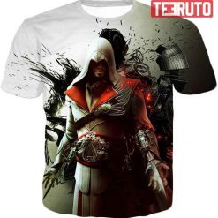 Assassin Ezio Firenze Super Cool Graphic Promo Tee 3D AOP T-Shirt