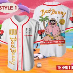 Bad Bunny Custom Name And Number Un Verano Sin Ti Personalize Baseball Jersey