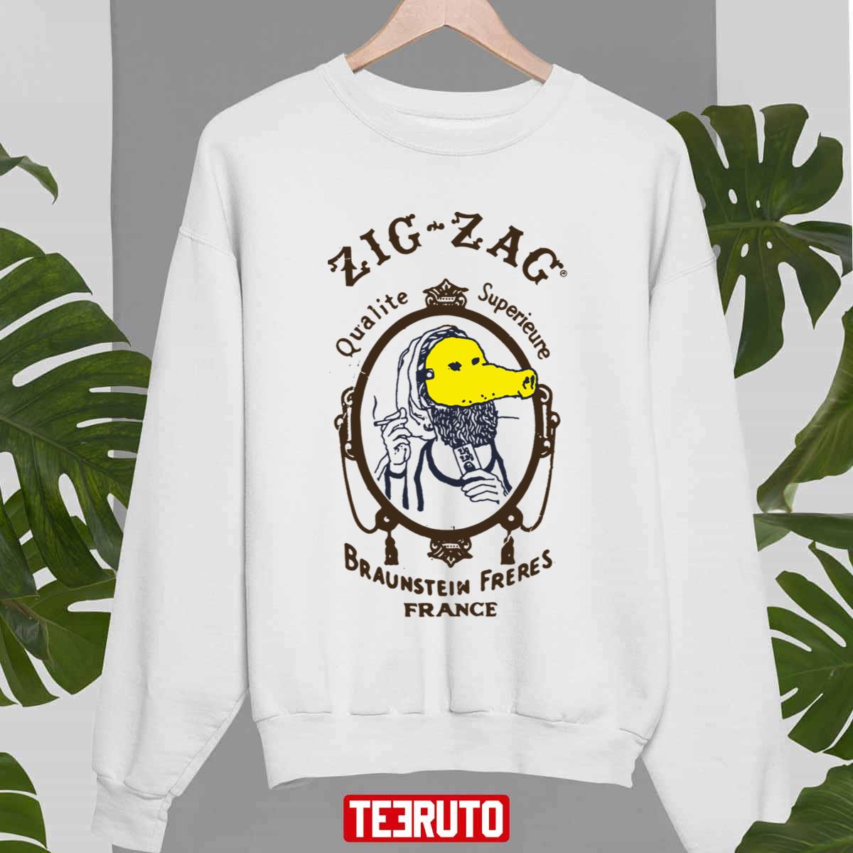 Bad Side Zig-zag Braunstein Freres Unisex Sweatshirt