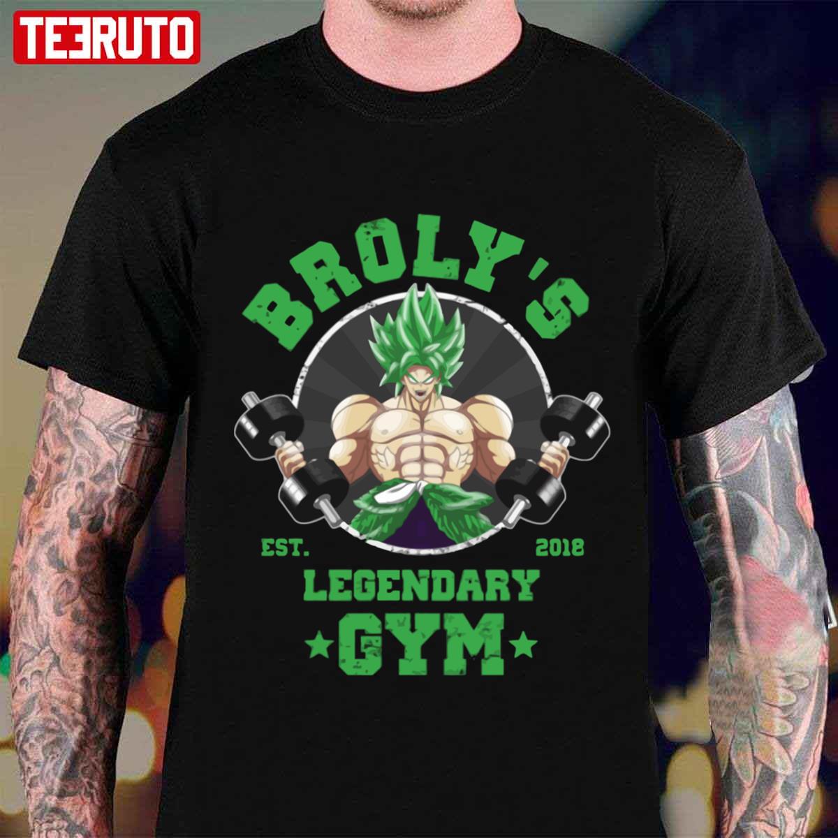 Be Healthy Dont Be A Virus Broly s Legendary Gym Dragon Ball