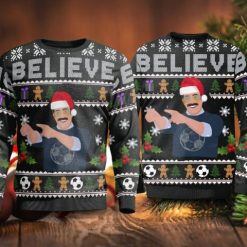 Believe Team Ted Lasso Believe Ted Lasso Ugly Christmas Sweater