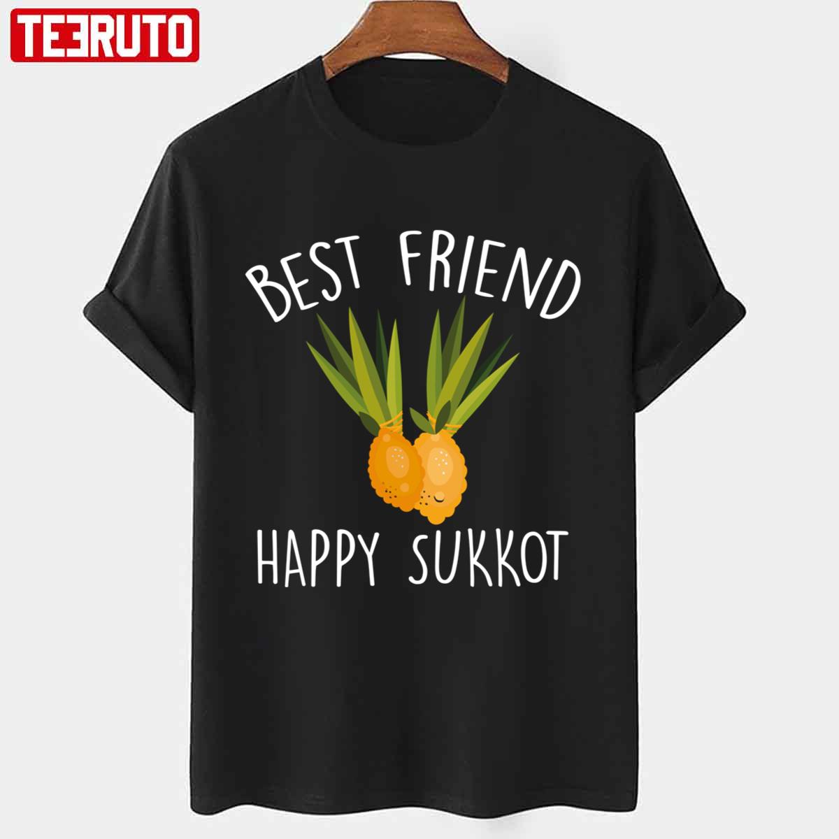 Best Friend Sukkot Day Lulav Palm Tree Jewish Funny Unisex T-shirt