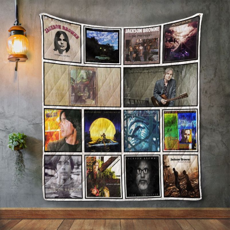 Best Jackson Browne Album Covers Quilt Blanket