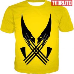 Best Mutant Hero Wolverine Promo Yellow Tee 3D AOP T-Shirt