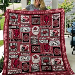 Best Ncaa Arkansas Razorbacks Combined Loved Quilt Blanket