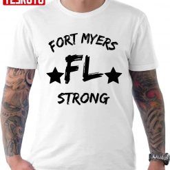 Black Fort Myers Fl Florida Strong Unisex T-shirt