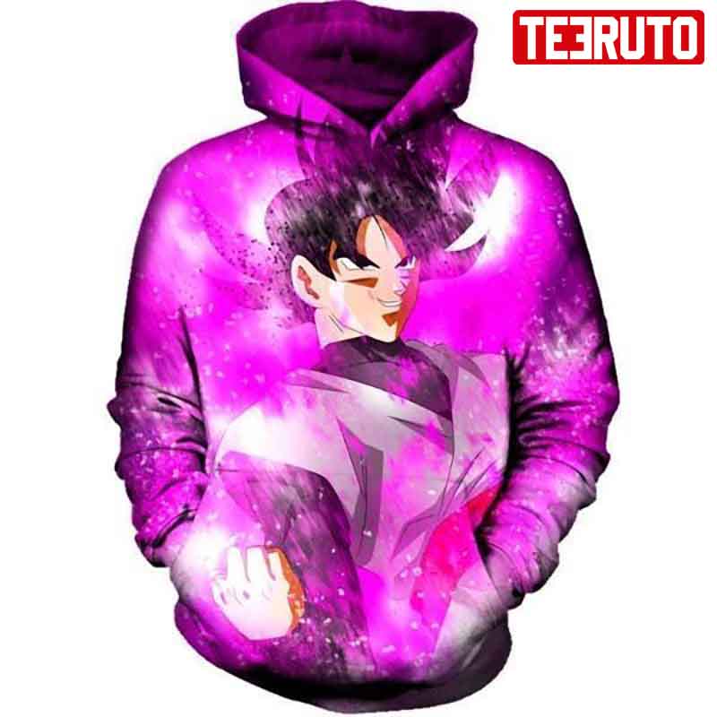 Black Goku Instant Transmission Cool Dragon Ball Anime Hd 3d Aop Hoodie