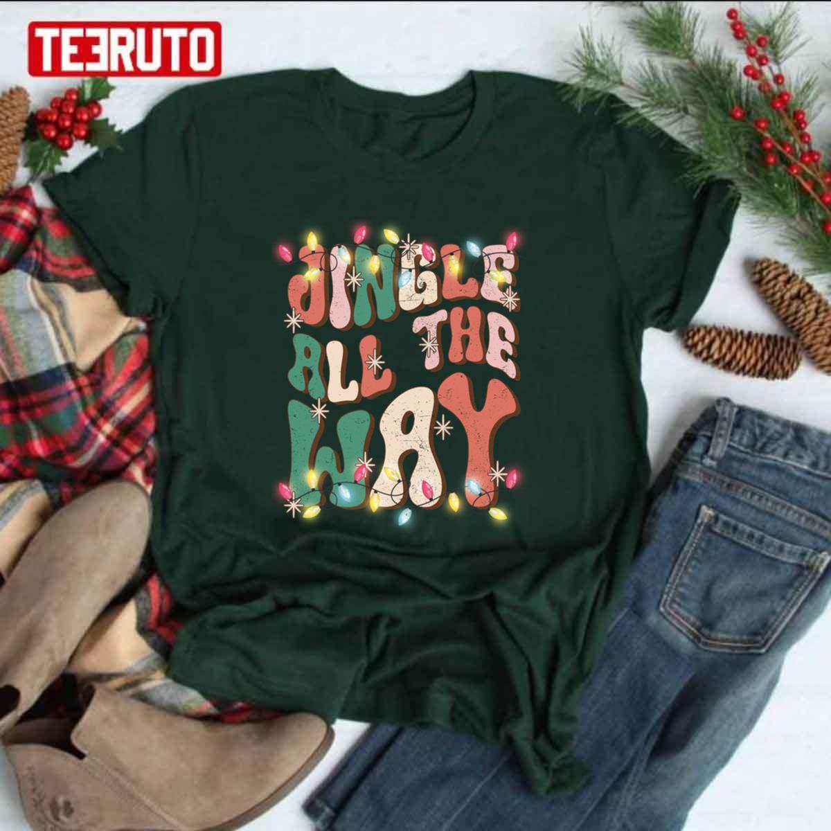 Blink Jingle All The Way Christmas Unisex T-shirt