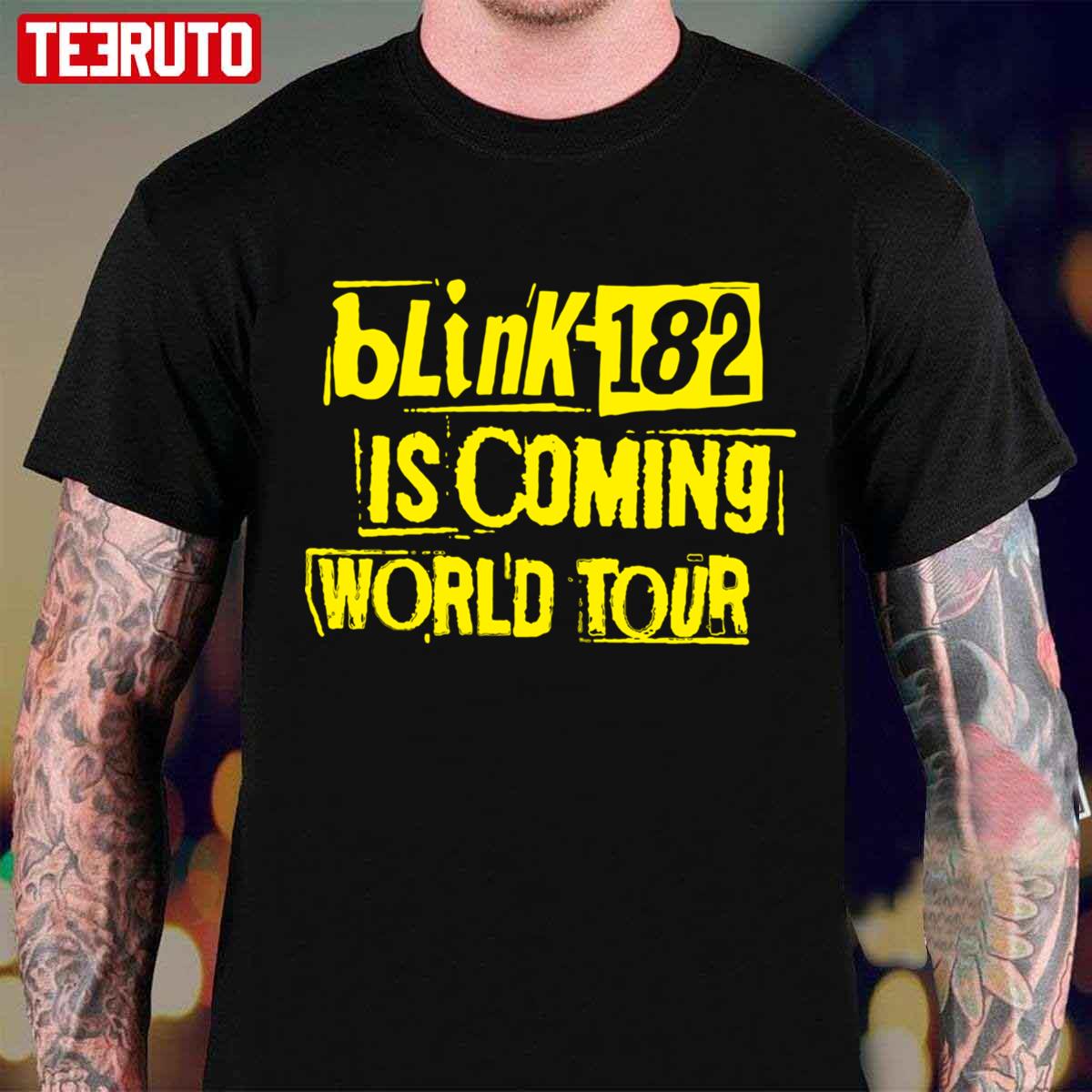 Blink-182 Band Is Coming World Tour 2023 Unisex T-shirt