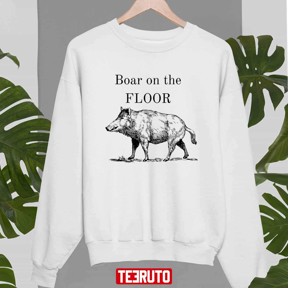 Boar On The Floor Succession Quote White Roy Unisex Sweatshirt