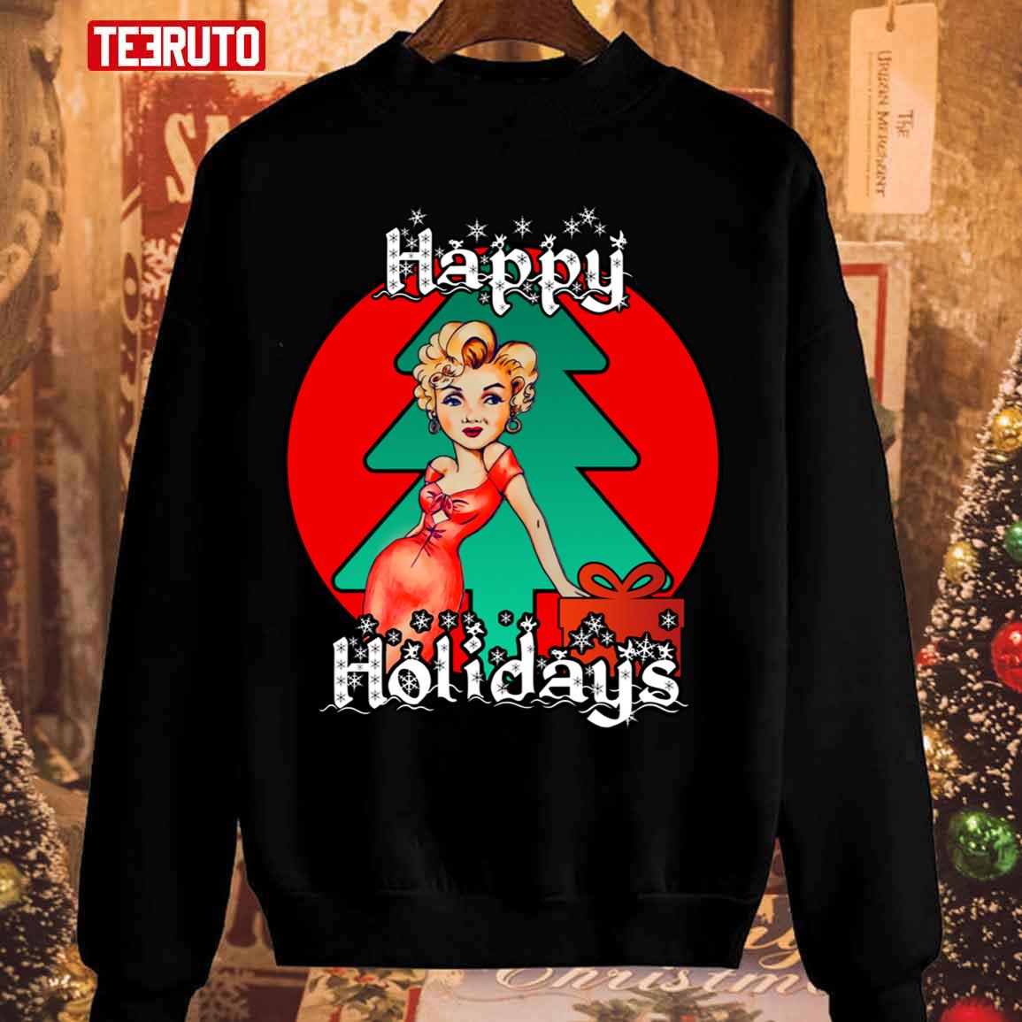 marilyn monroe christmas sweater