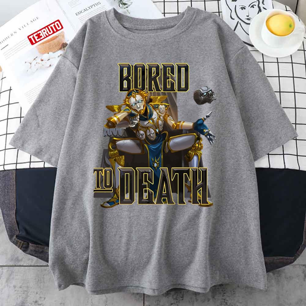 Bored To Death Black Apex Legends Holosprays Revenant Unisex T-shirt