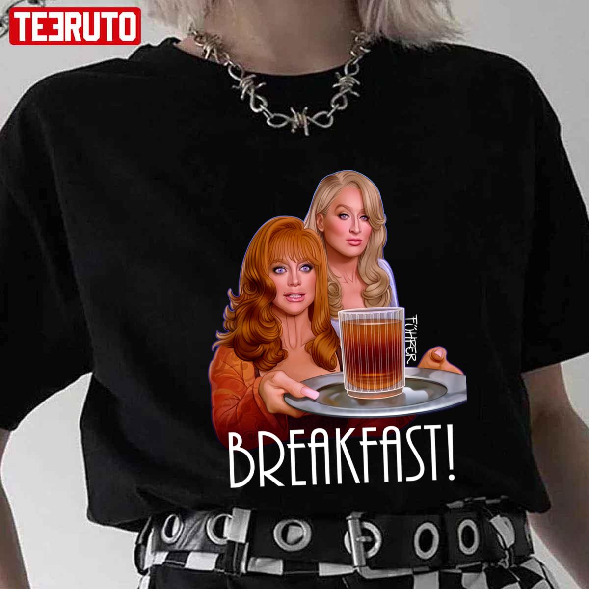 Breakfast Death Becomes Her Unisex T-shirt