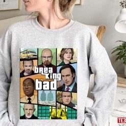 Breaking Bad Art Gta Grand Theft Auto V Style Unisex Sweatshirt