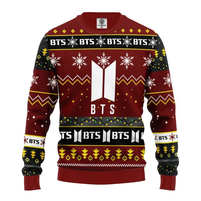 Bts Band Logo Ugly Christmas Sweater