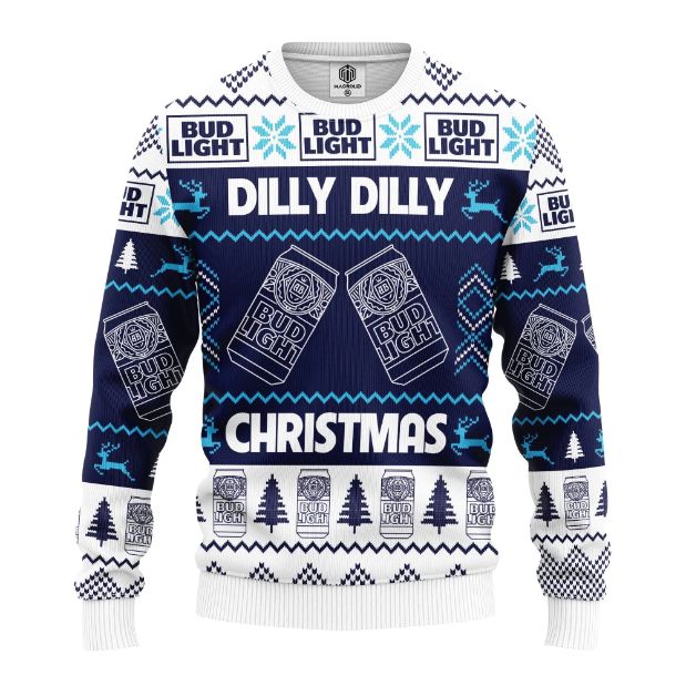 Bud Light Dilly Dilly Merry Xmas Ugly Christmas Sweater