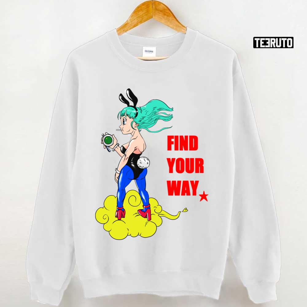 Bulma Find Your Way Dbz Dragon Ball Unisex T Shirt Teeruto 