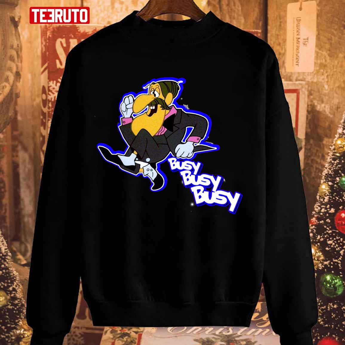 Busy Busy Busy Magician Holiday Christmas Retro Tribute Unisex Sweatshirt