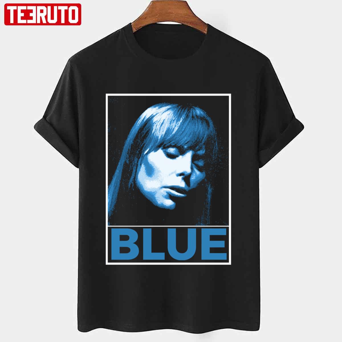 Canadian-American Retro Vintage Joni Mitchell Portrait Graphic Unisex T-shirt