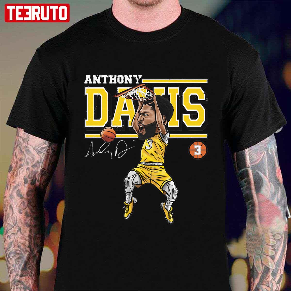 Cartoon Anthony Davis Basketball Unisex T-shirt