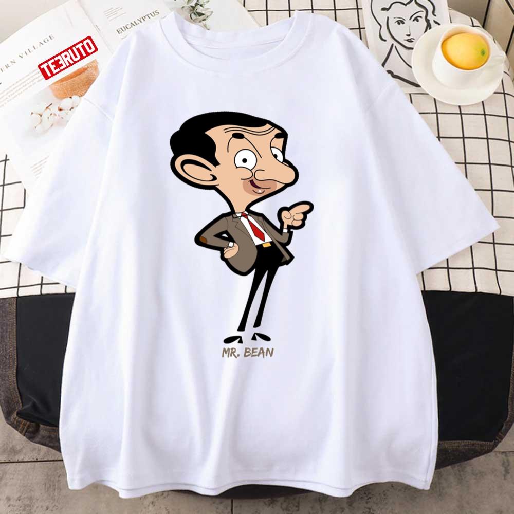 Cartoon Mr. Bean Funny Unisex T-shirt - Teeruto