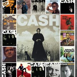 Cash Johnny Cash Albums Cover Poster Quilt Blanket