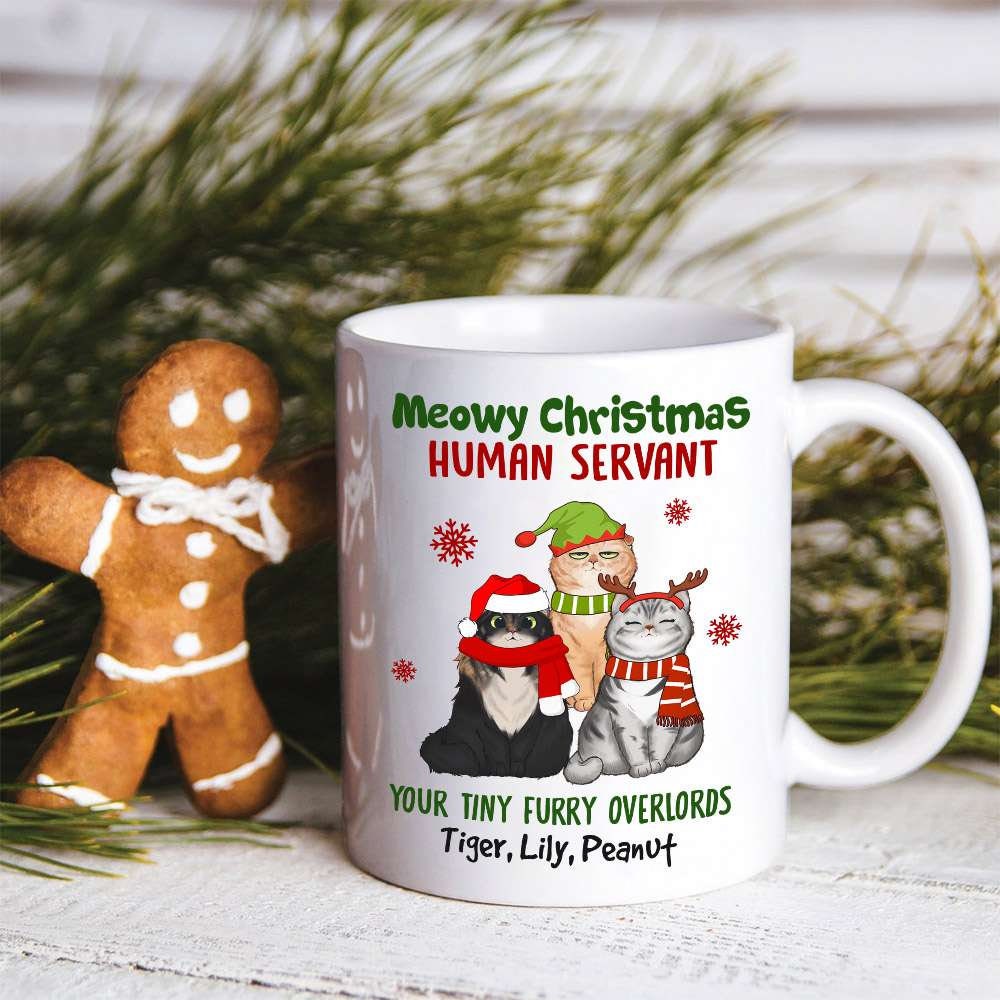 Cat Meowy Christmas Gift For Cat Lover Customized Mug