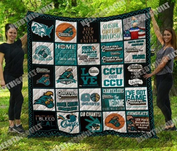 Carolina Panthers Christmas Tree Quilt Blanket - Teeruto