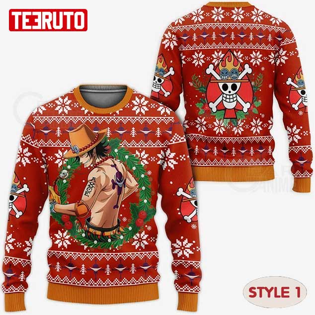 Characters One Piece Anime Manga Christmas Wool Knitted Sweater Multiple Styles