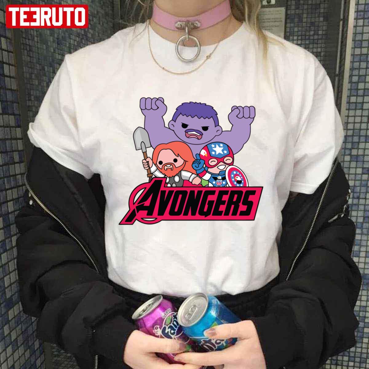 Chibi The Avongers Classic Avengers Unisex T-Shirt