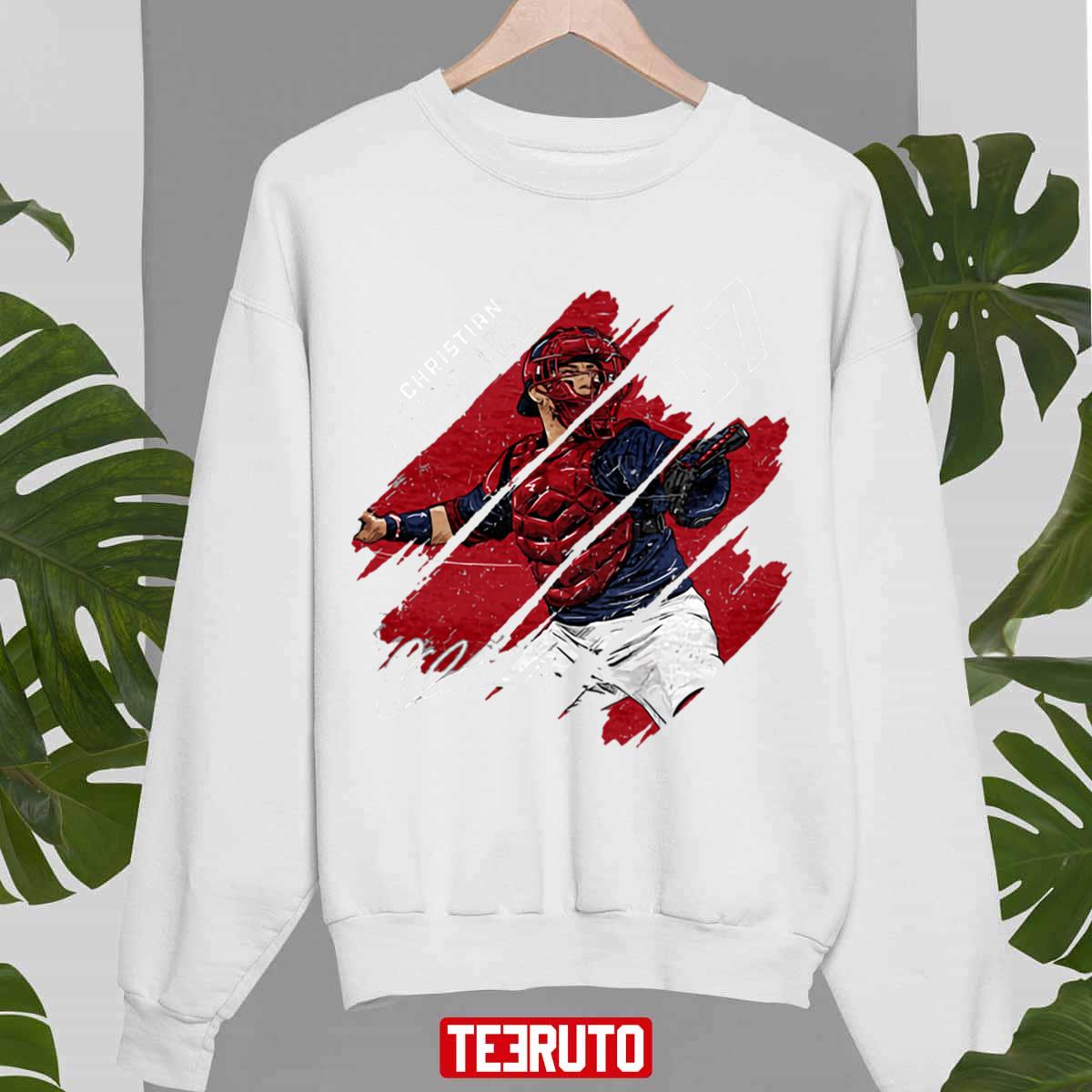 Christian Vazquez Stripes Houston Astros Unisex Sweatshirt