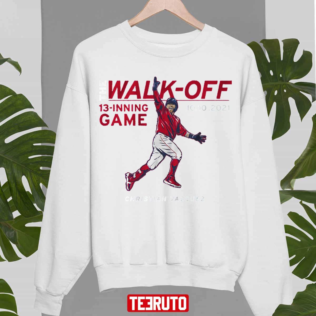 Christian Vázquez The Walk Off Houston Astros Unisex Sweatshirt