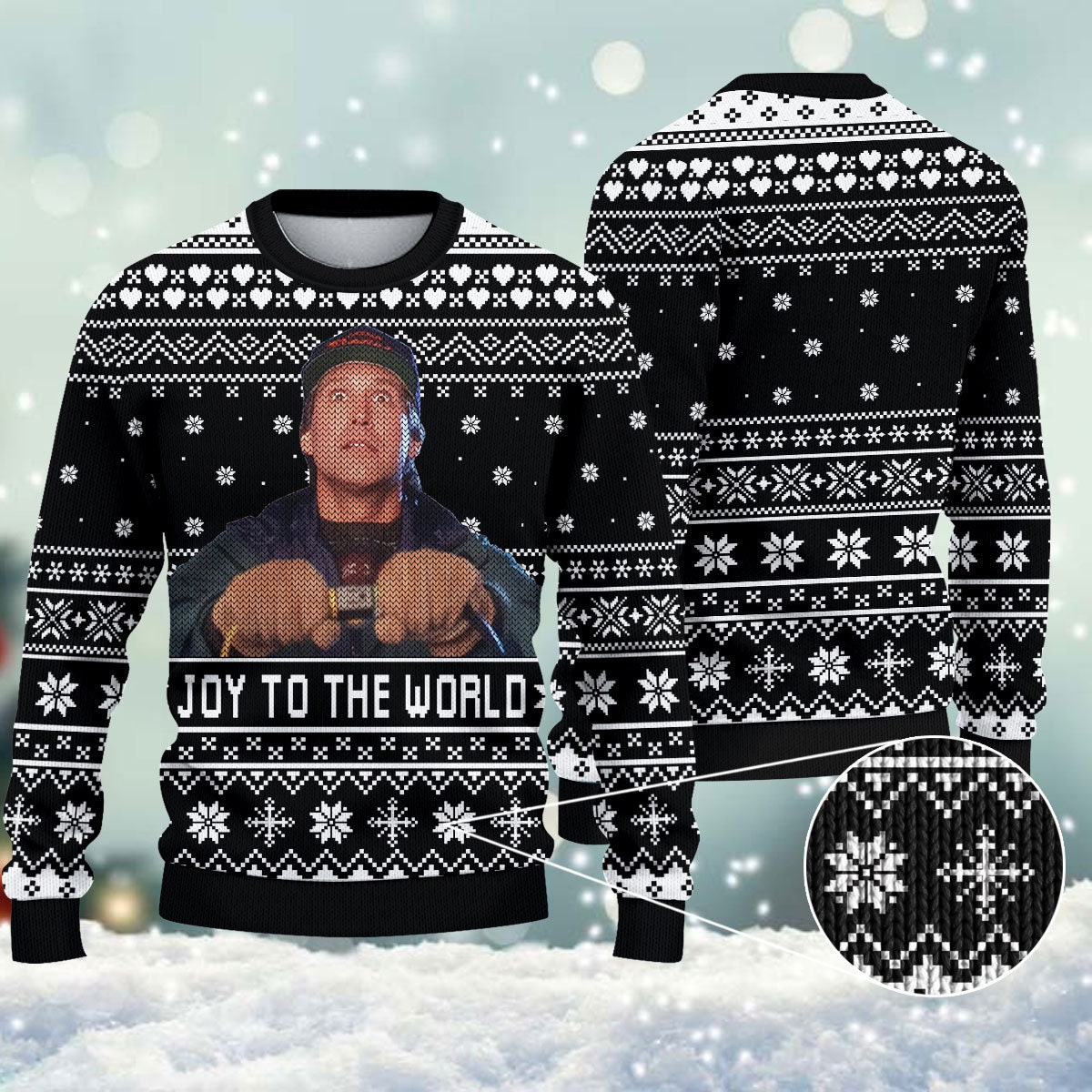 Christmas Vacation Joy To The World Ugly Sweater