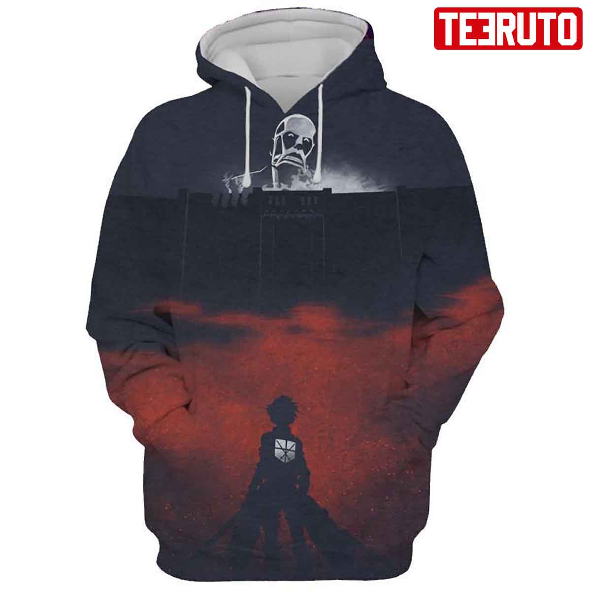 Colossal Titan Attack On Titan Vol. 1 – Attack On Titan Graphic Anime Hd 3d Aop Hoodie