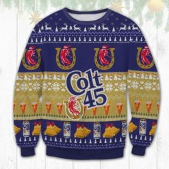 Colt 45 Beer Ugly Wool Knitted Sweater