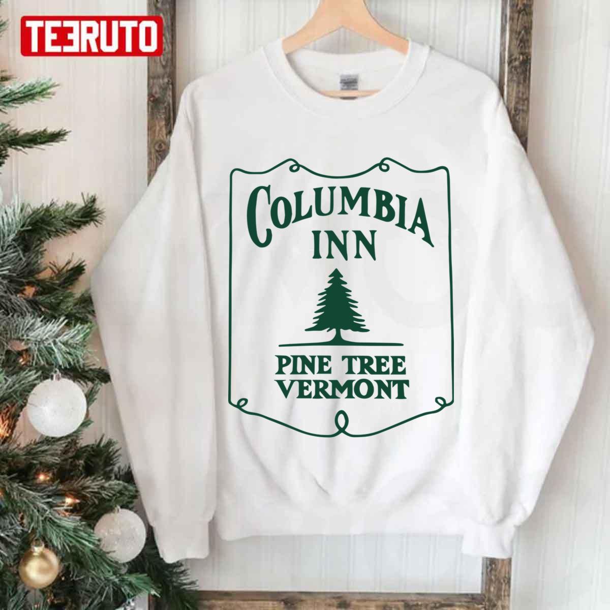Columbia Inn Pine Tree Vermont Unisex Sweatshirt