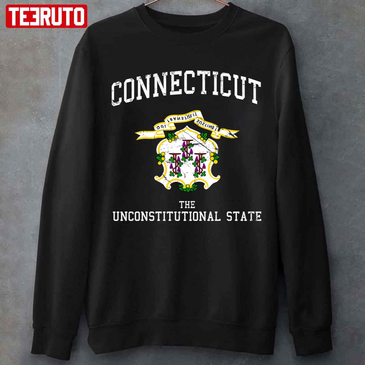 Connecticut The Unconstitutional State Art Unisex Sweatshirt