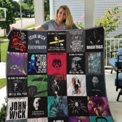 Cool John Wick Ver Collected Quilt Blanket