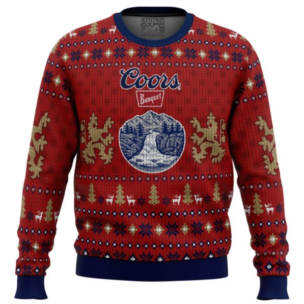 Coors Banquet Ugly Wool Knitted Sweater