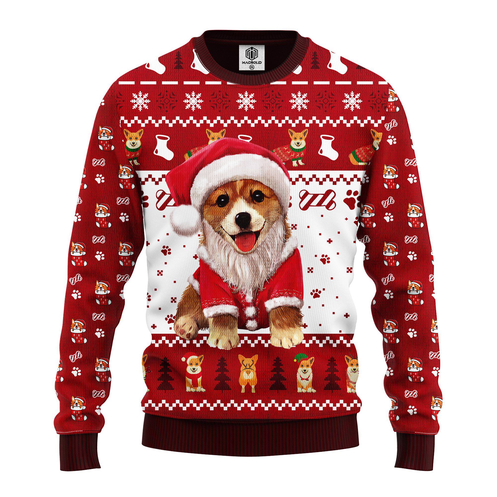 Corgi Noel Cute Christmas Ugly Sweater
