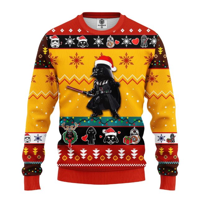 Cute Santa Darth Vader Ugly Christmas Sweater