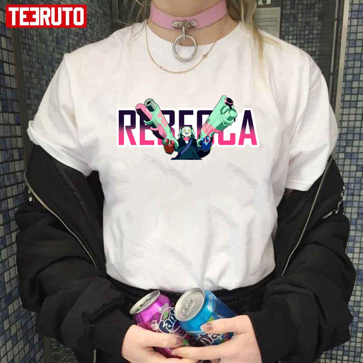 Cyberpunk Edgerunners Rebecca Design Unisex T-shirt