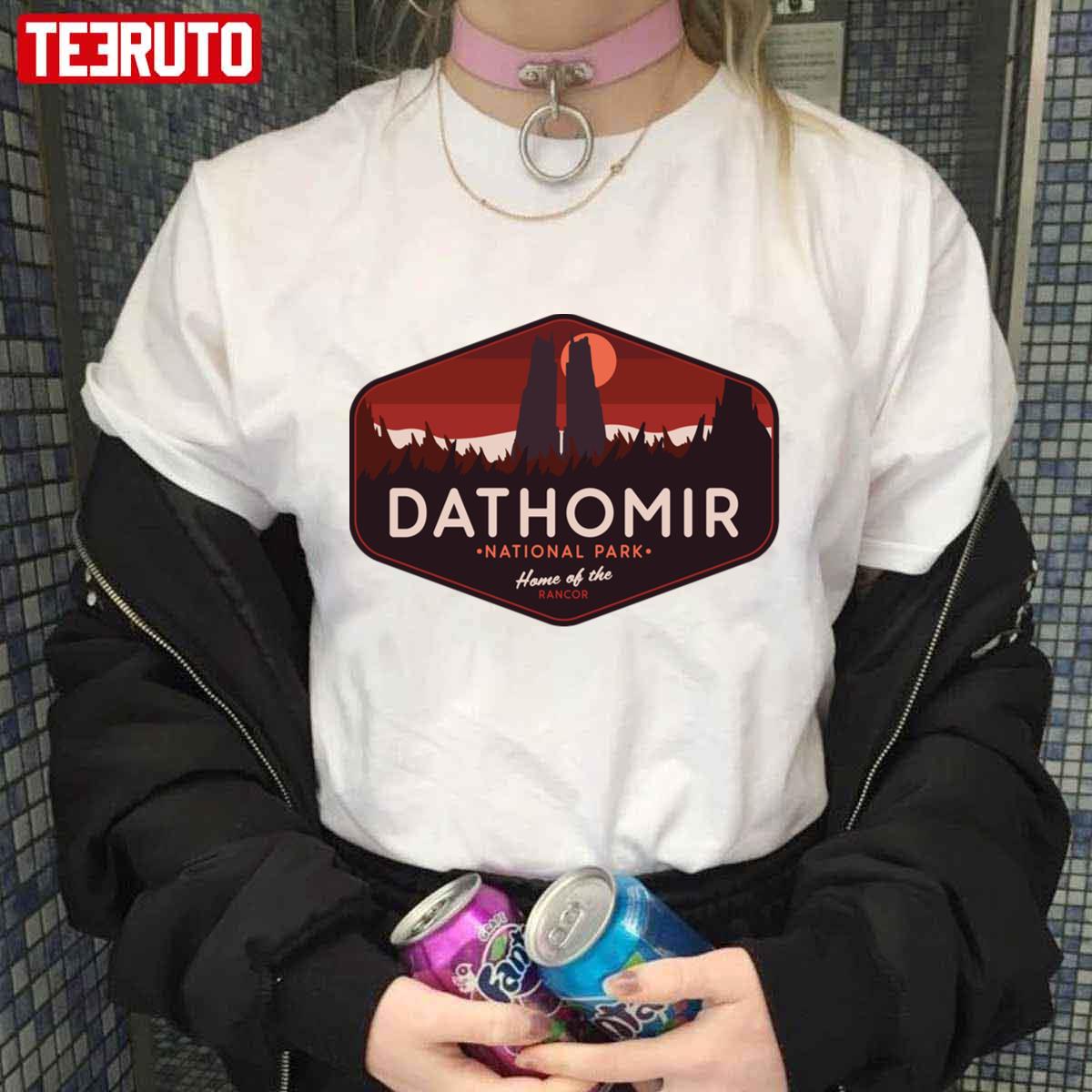 Dathomir National Park Home Of The Rancor Star Wars Design Unisex T-shirt