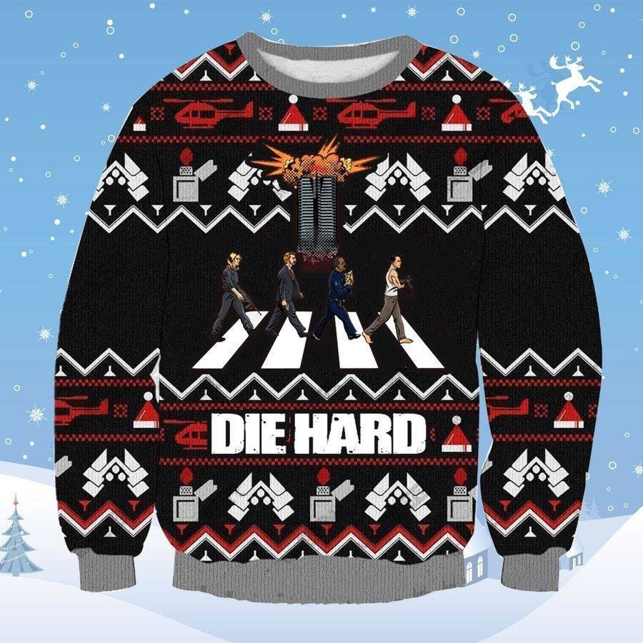 Die Hard Ugle Christmas Ugly Christmas Gift Merry Christmas Ugly Sweater