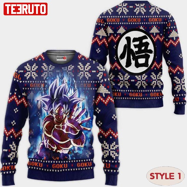 Dragon Ball Anime Xmas Ugly Christmas Wool Knitted Sweater Multiple Styles