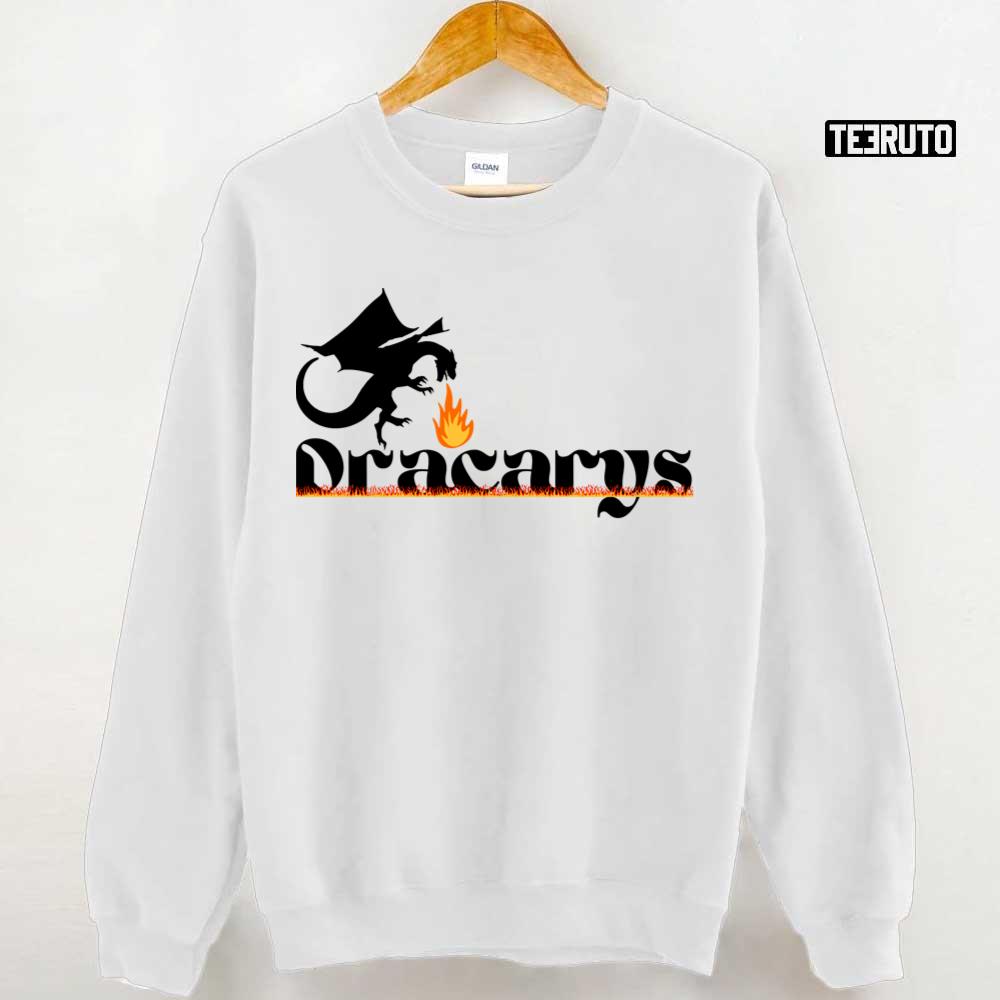 T-Shirt Dragon <br> Dracarys Blanc