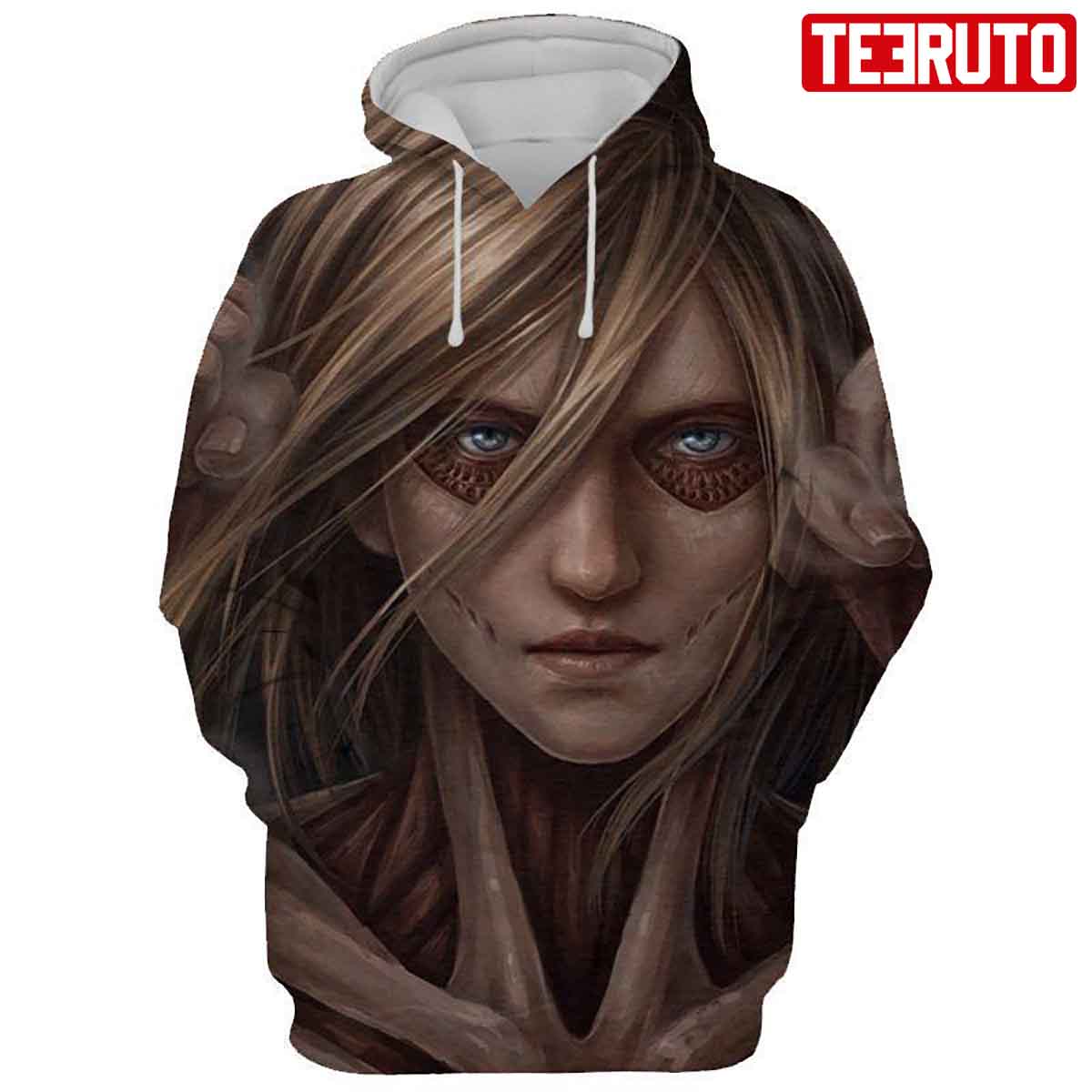 Female Titan Attack On Titan – Attack On Titan Graphic Aot Anime Hd 3d Aop Hoodie