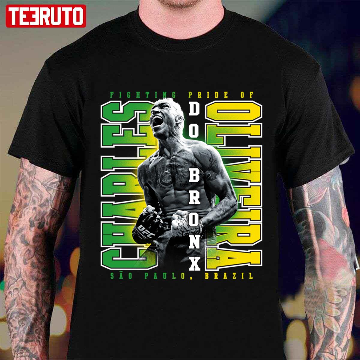 Fighting Charles Oliveira Do Bronx Warrior Unisex T-shirt - Teeruto